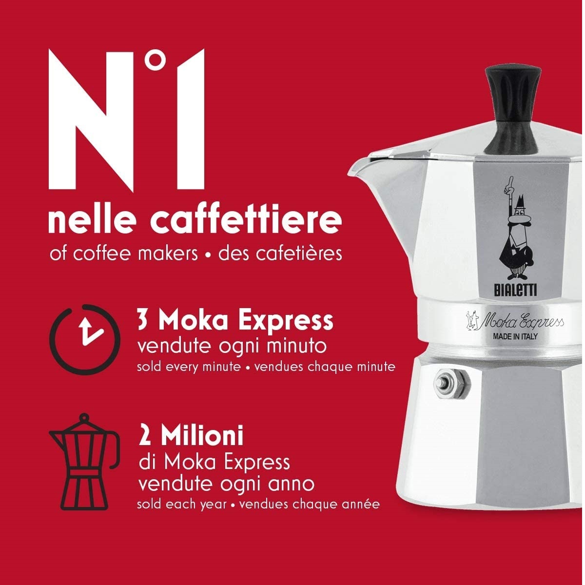 موکاپات بیالتی مدل Moka Express کاپ 1 