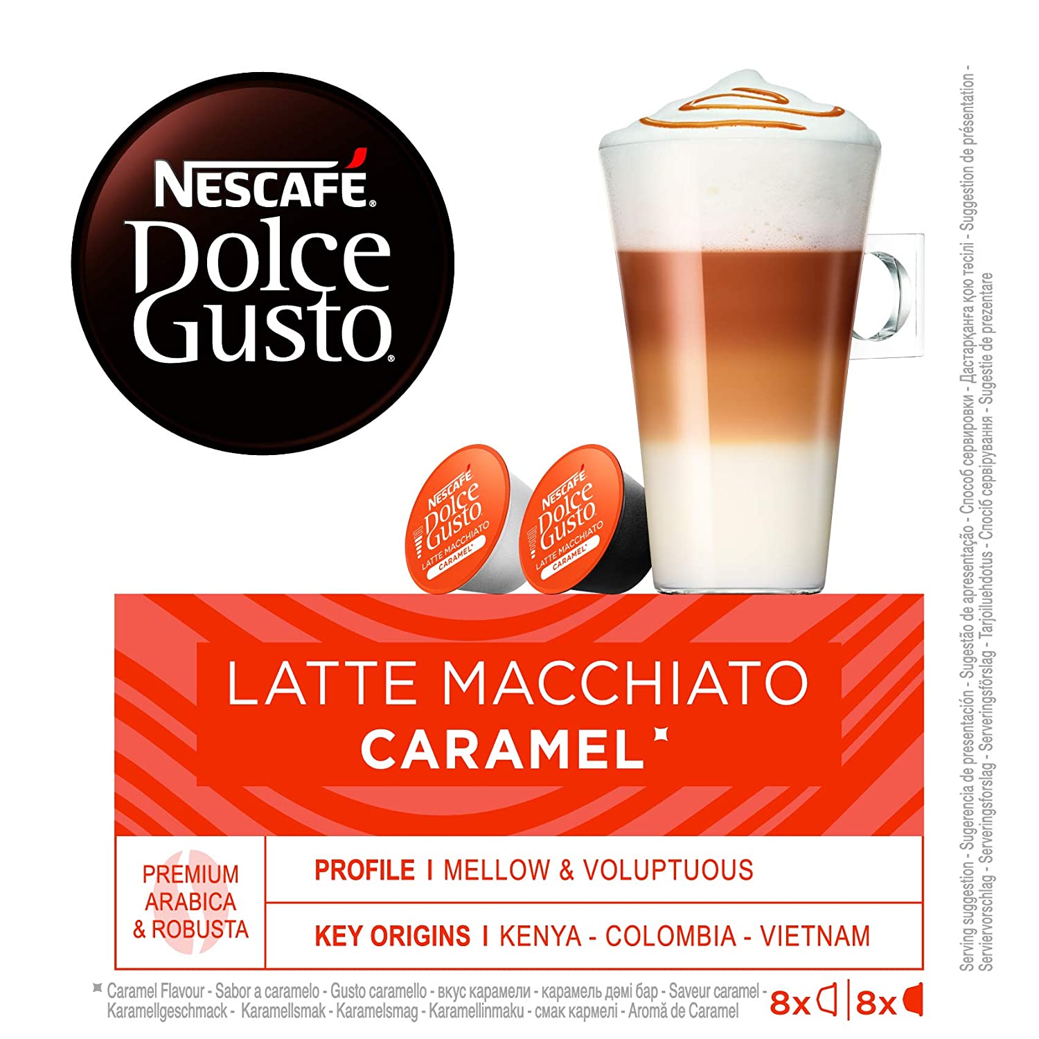 کپسول قهوه دولچه گوستو مدل Latte Macchiato Caramel – بونو کافه