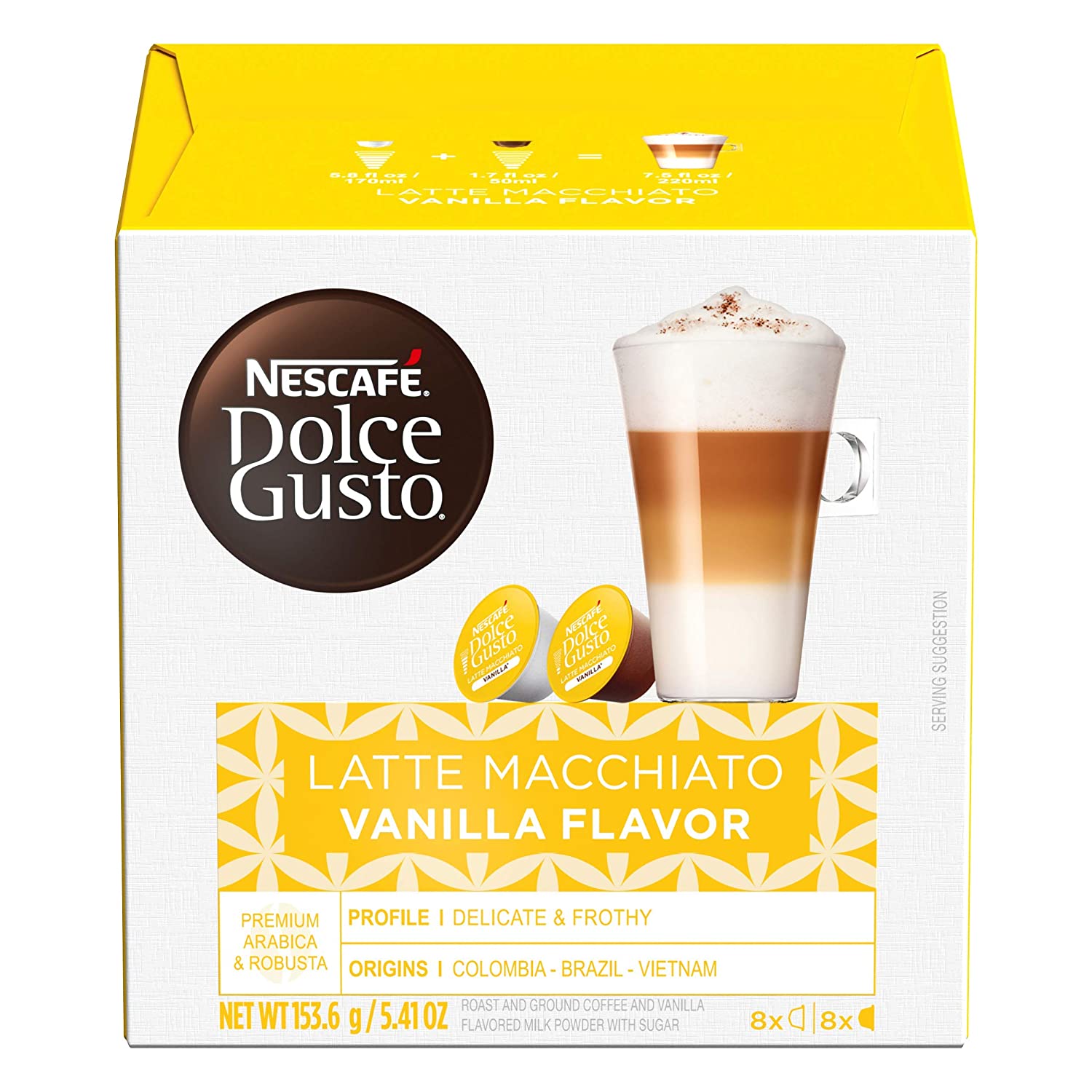 کپسول قهوه دولچه گوستو مدل Latte Macchiato Vanilla – بونو کافه