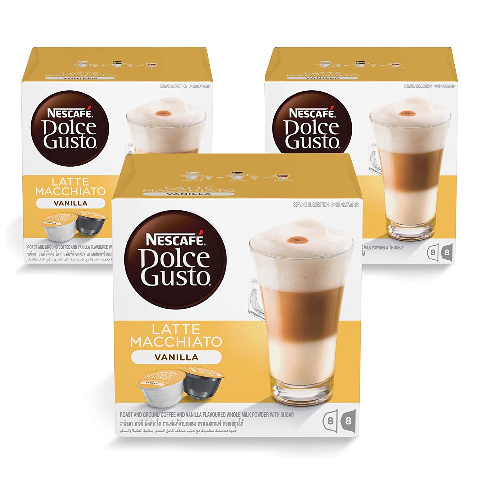 کپسول قهوه دولچه گوستو مدل Latte Macchiato Vanilla – بونو کافه
