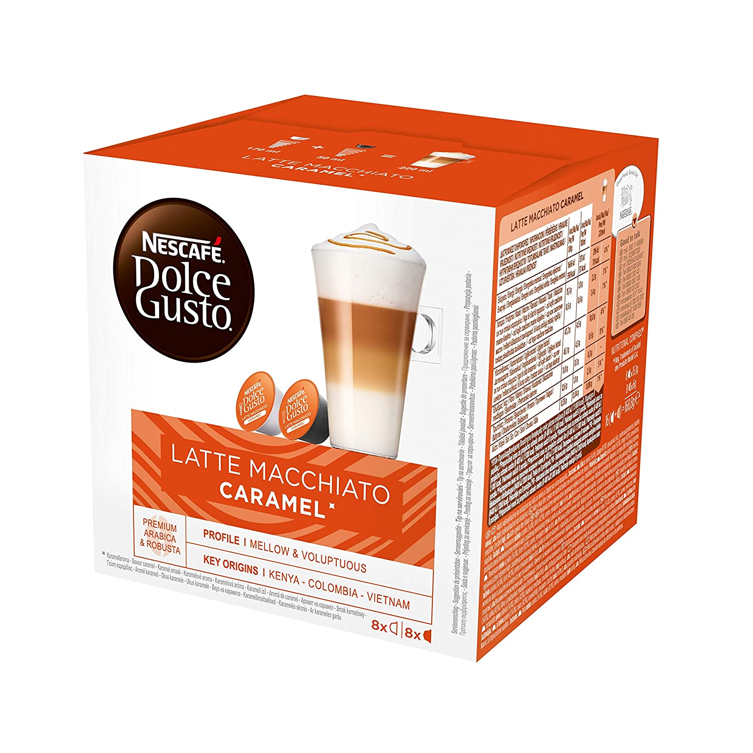 کپسول قهوه دولچه گوستو مدل Latte Macchiato Caramel – بونو کافه