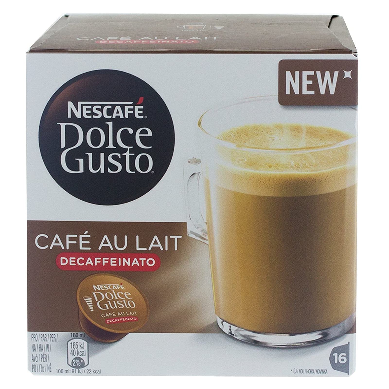 کپسول قهوه دولچه گوستو مدل Cafe Au Lait 